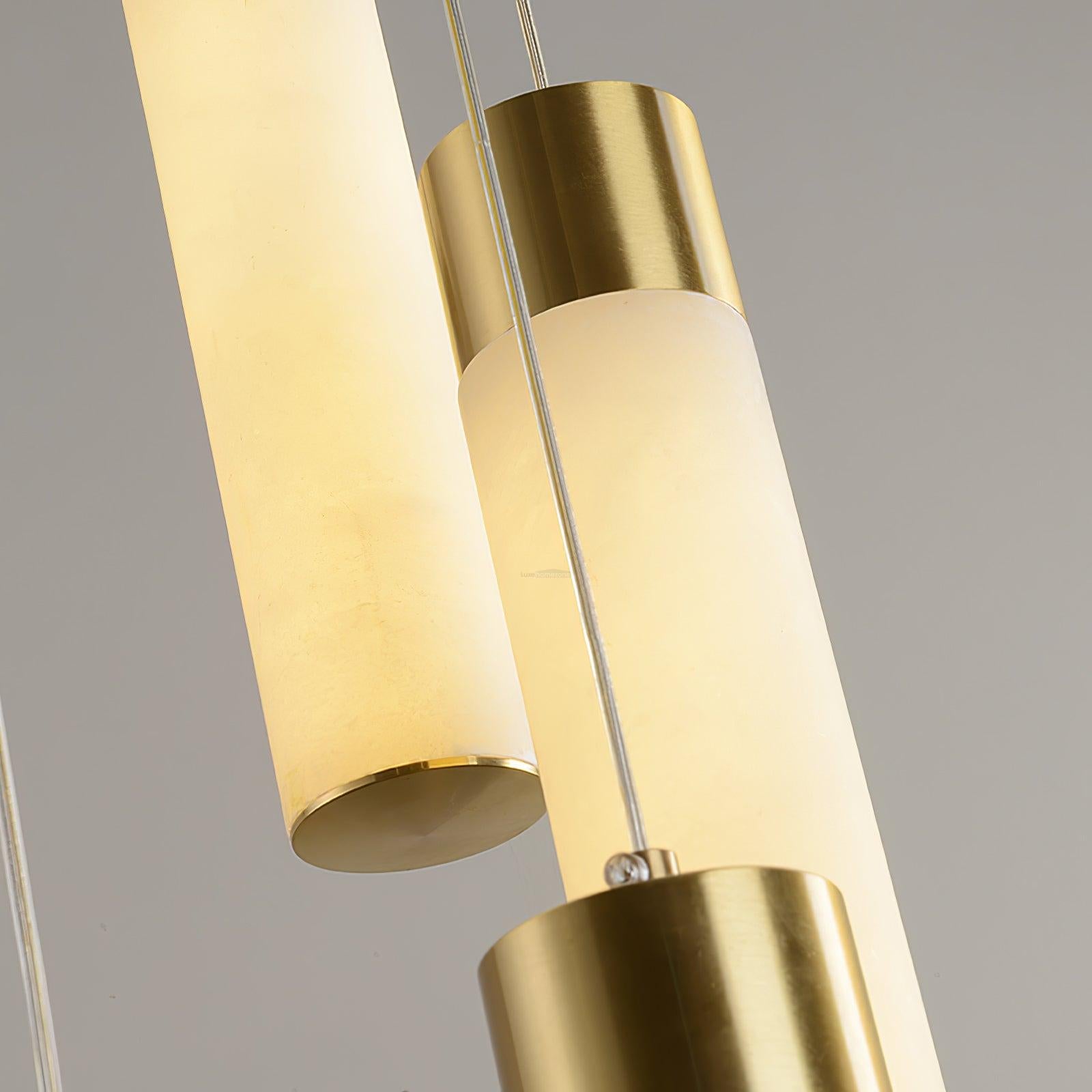 Celestial Alabaster Cascade Chandelier with 5/7/9/12/16/18/24/32 heads-Sylvia Space