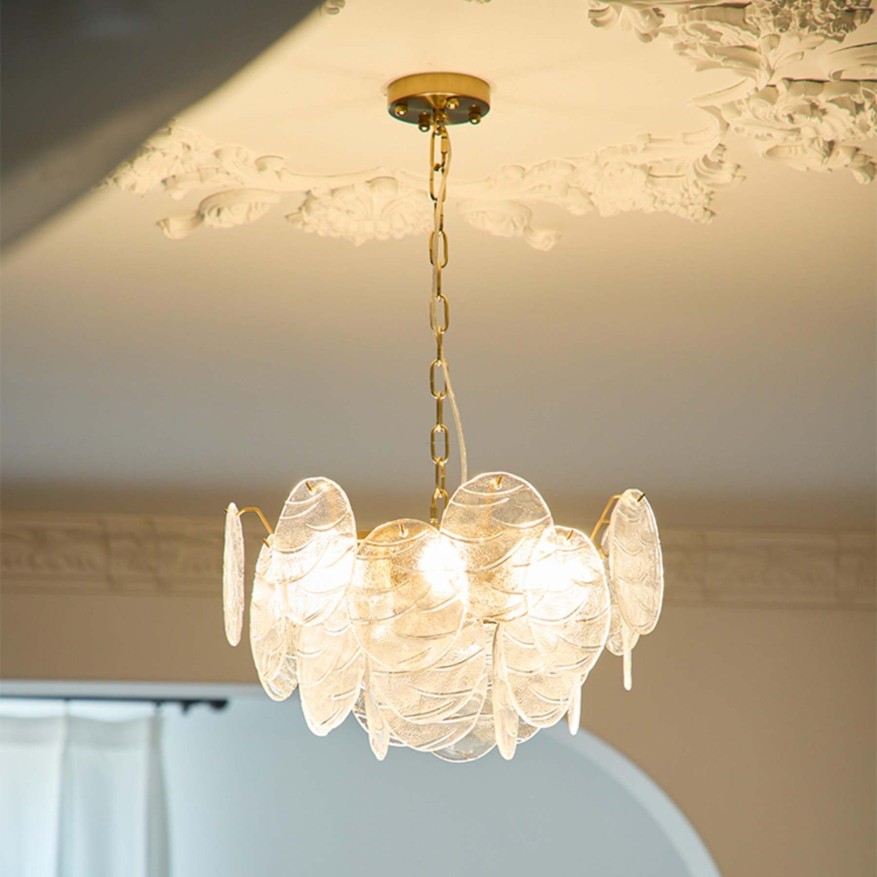 Victorian Disc Round Chandelier-Sylvia Space