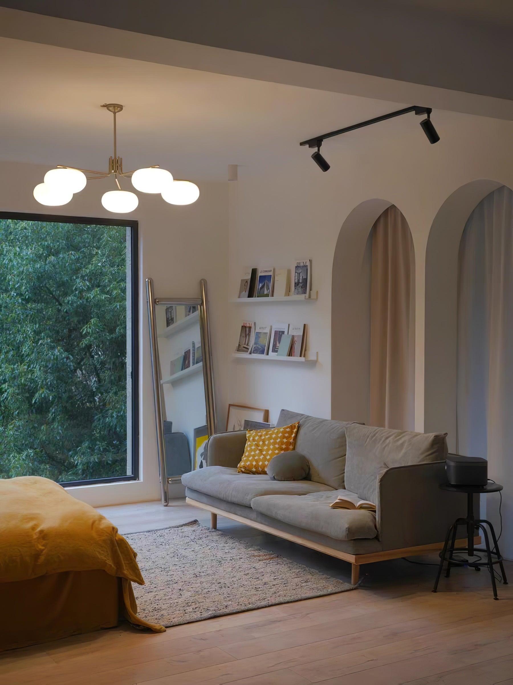 Barndon Round Chandelier-Sylvia Space