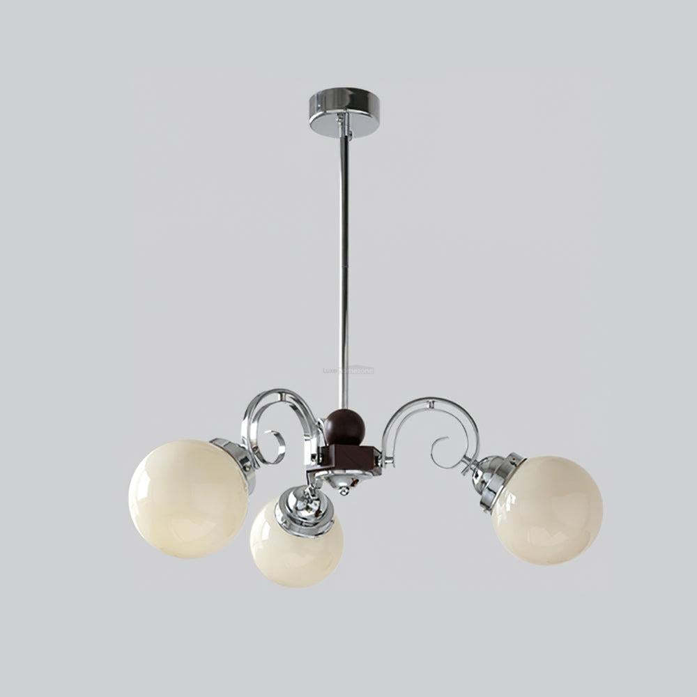Kotter Cream Chandelier with 3/5 heads-Sylvia Space