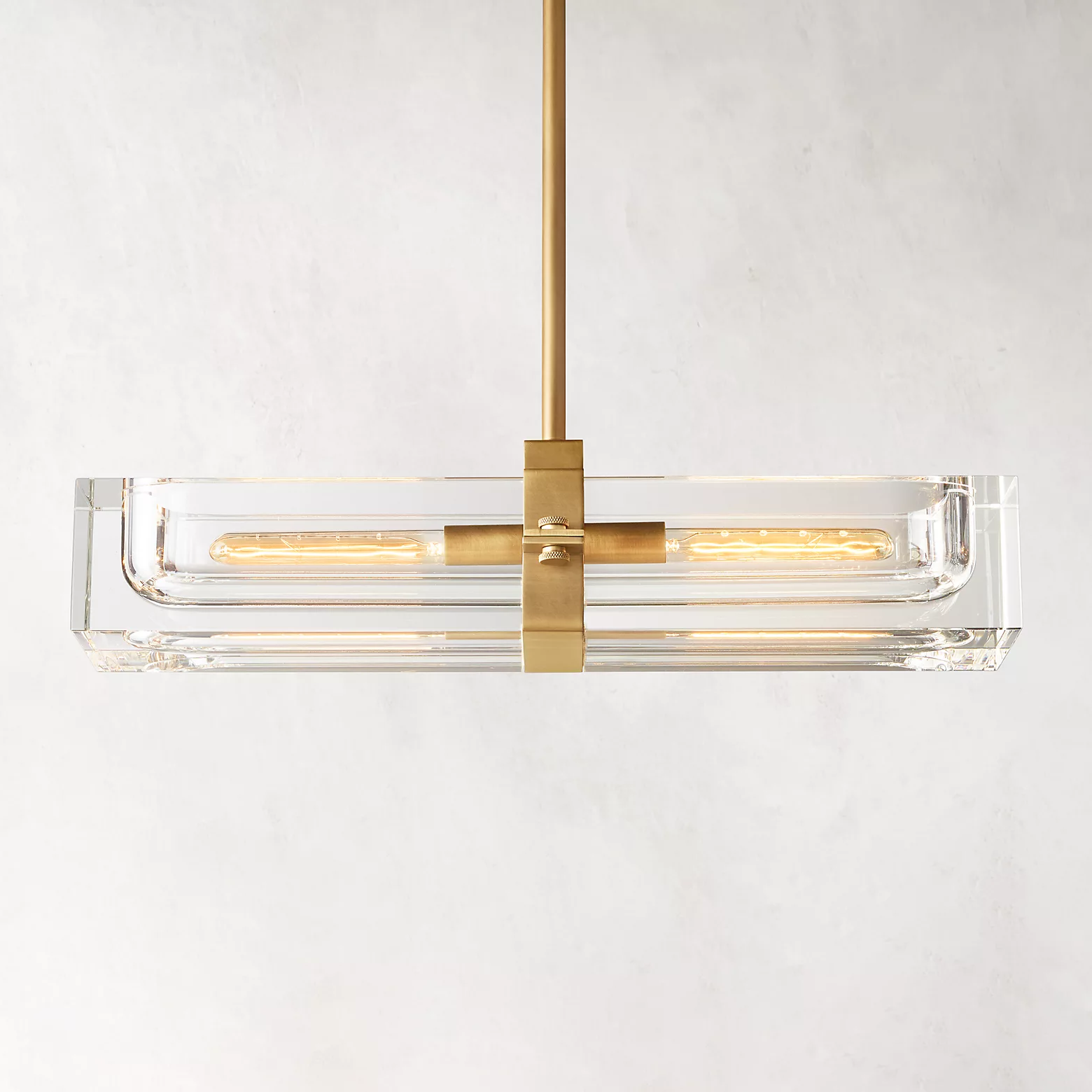 Sail Linear Chandelier 24" 2-lights-Sylvia Space