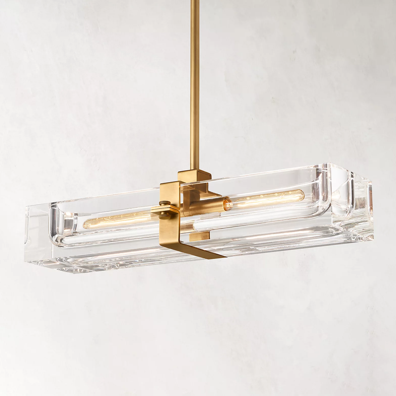 Sail Linear Chandelier 24" 2-lights-Sylvia Space
