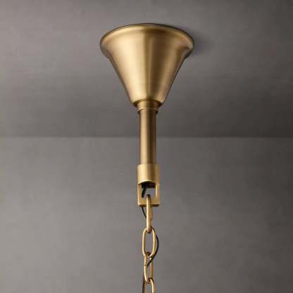 San Marc Handmade Glass 2-Tier Round Chandelier 48"-Sylvia Space