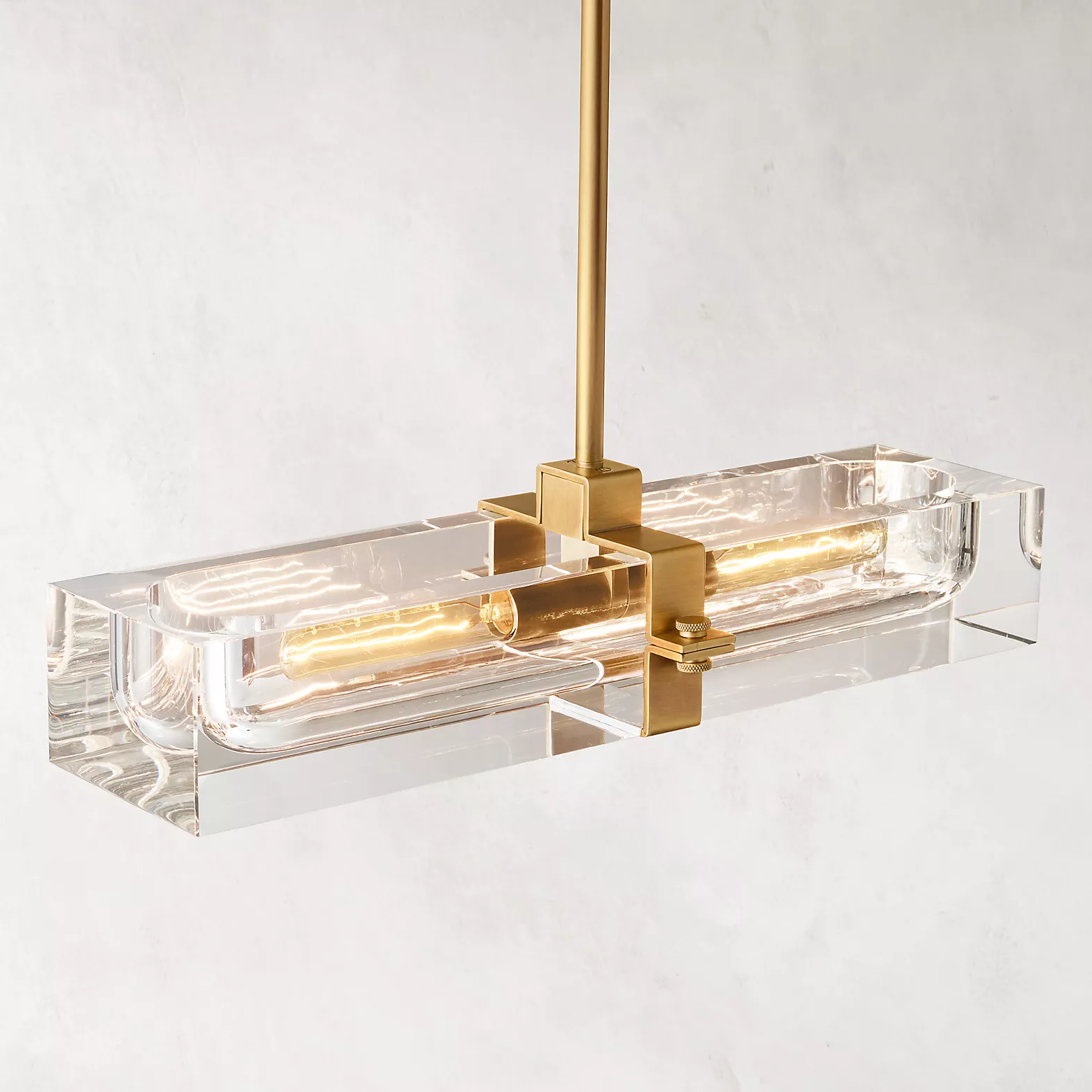 Sail Linear Chandelier 24" 2-lights-Sylvia Space