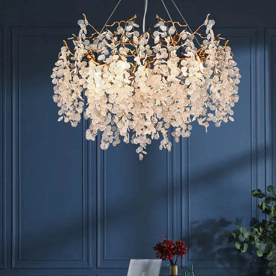 Hedda Branch Crystal Chandelier, High-end Lighting Design-Sylvia Space