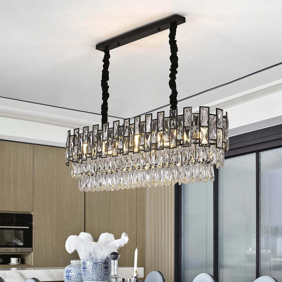 Molini Dining Room Crystal Chandelier-Sylvia Space