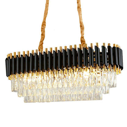 Verano Crystal Dining Room Chandelier-Sylvia Space