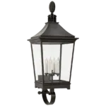 Rosedaled Classic Large Bracketed Wall Lantern-Sylvia Space