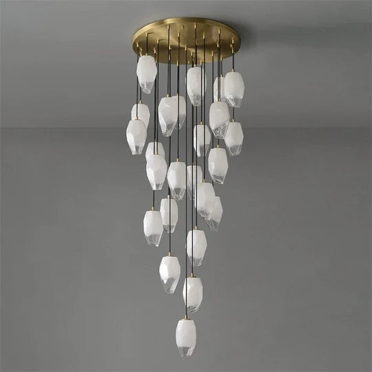 Mary Modern Glass Chandelier, Contemporary Pendant Lights-Sylvia Space