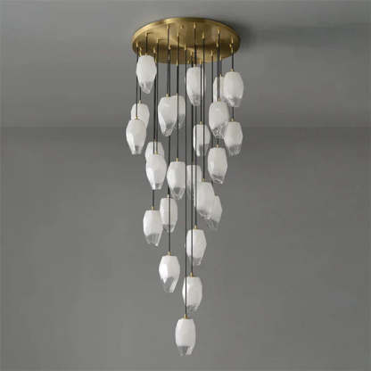 Mary Modern Glass Chandelier, Contemporary Pendant Lights-Sylvia Space