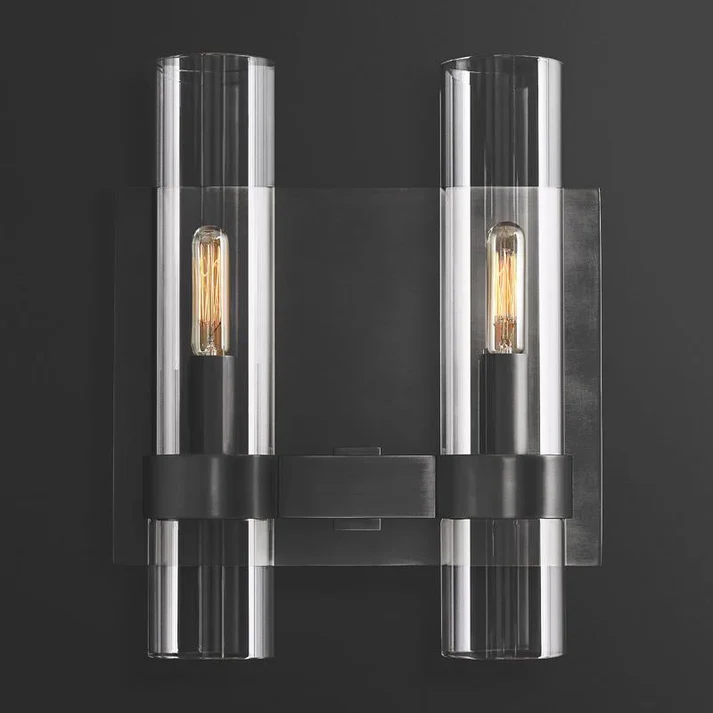 Manory Glass Cup Double Wall Sconce