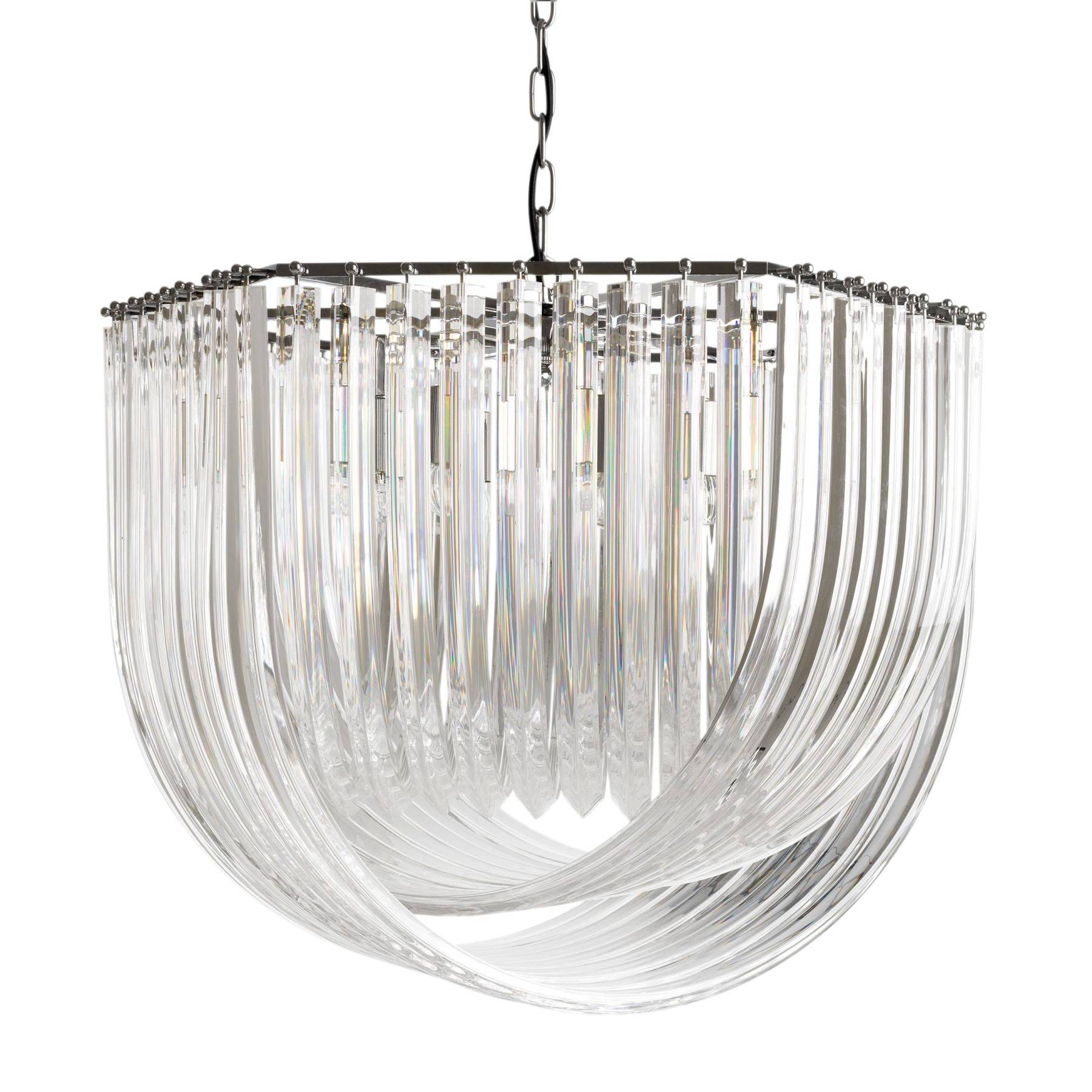 Hyères Modern Chandelier - [Nickel] - Eichholtz-Sylvia Space