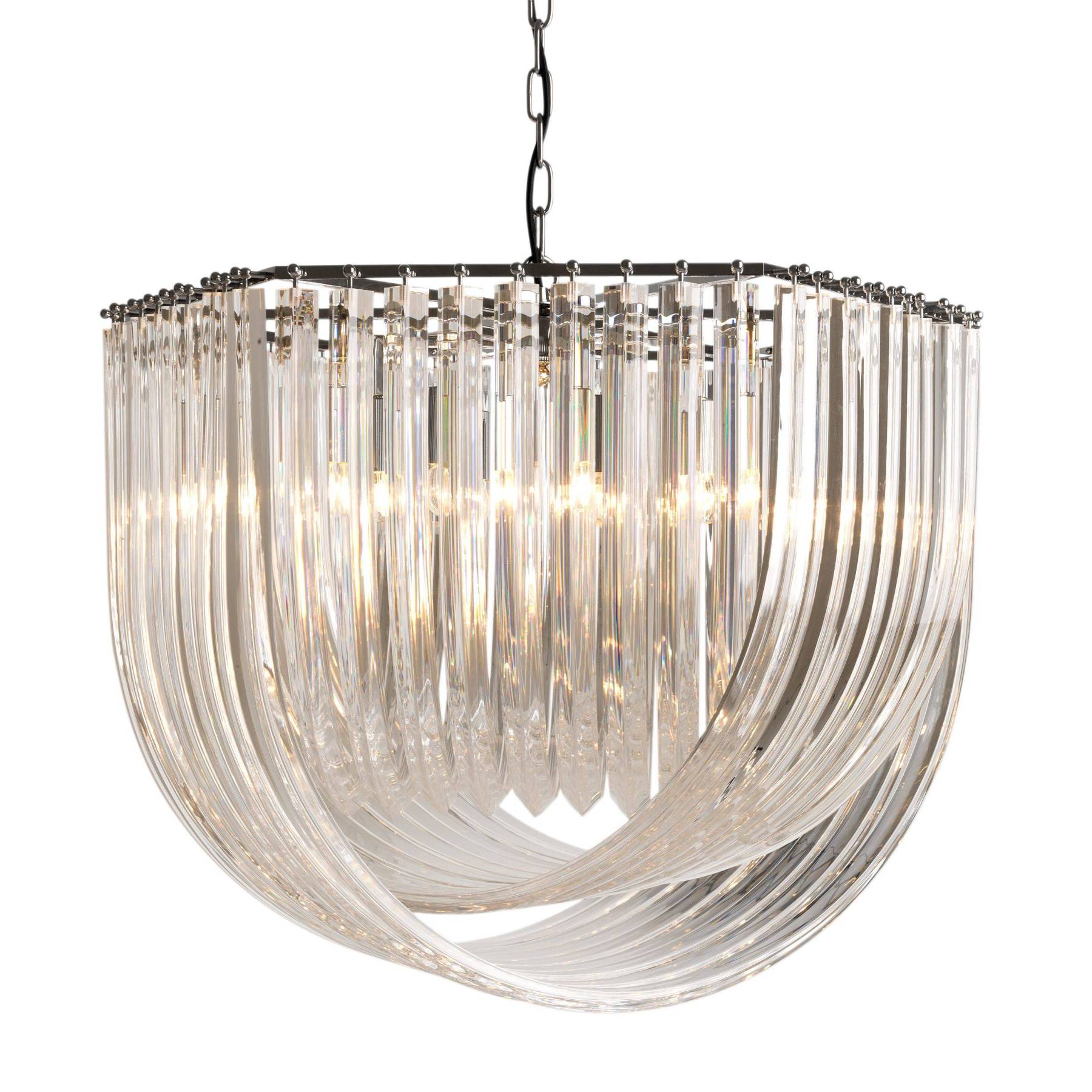 Hyères Modern Chandelier - [Nickel] - Eichholtz-Sylvia Space