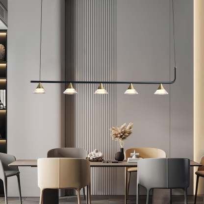 Tristan Restaurant Chandelier L 31.5″-Sylvia Space