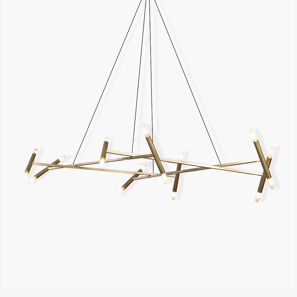 Le Diamant Chandelier with 20 heads-Sylvia Space