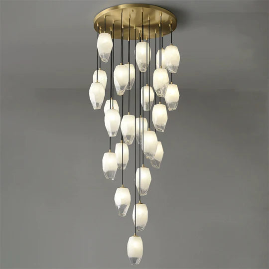 Mary Modern Glass Chandelier, Contemporary Pendant Lights-Sylvia Space