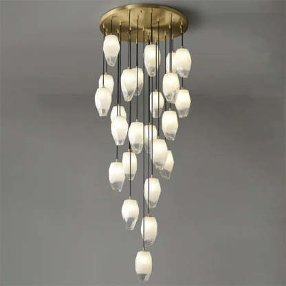 Mary Modern Glass Chandelier, Contemporary Pendant Lights-Sylvia Space