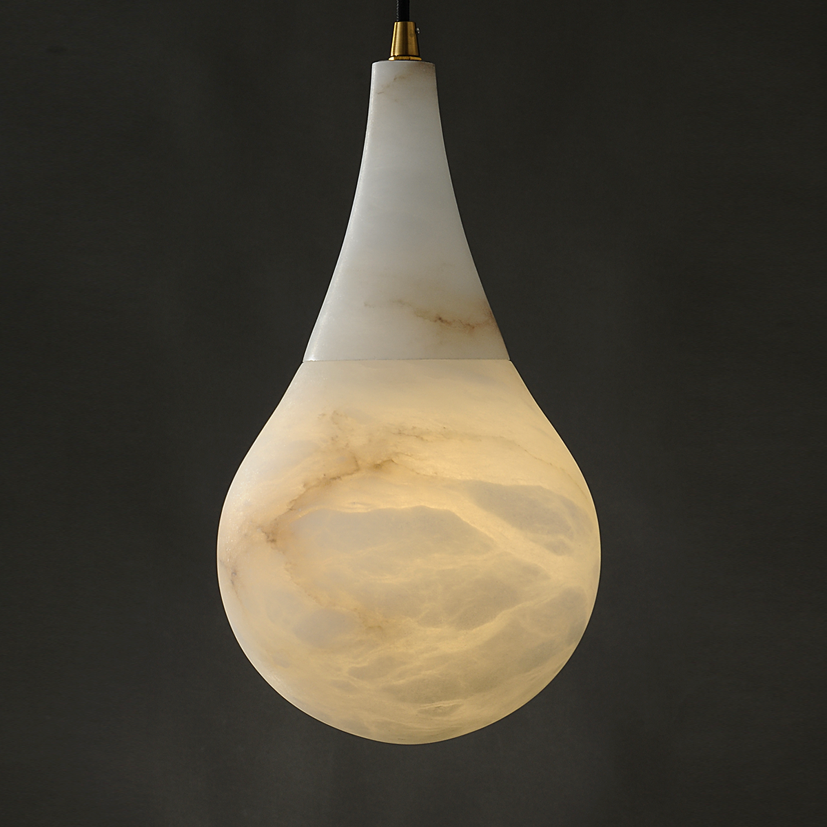 Loreley Teardrop Alabaster Pendant, Kitchen Island Pendant Lighting