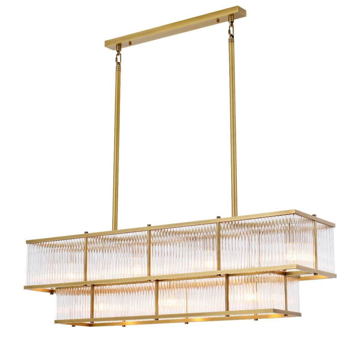 Le Marais Modern Brass Chandelier - [Brass] - Eichholtz-Sylvia Space