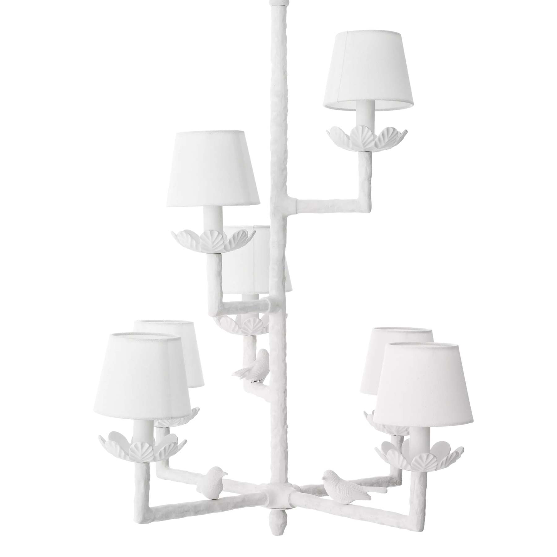 Nature Modern Chandelier - [Matte White Finish] - Eichholtz-Sylvia Space