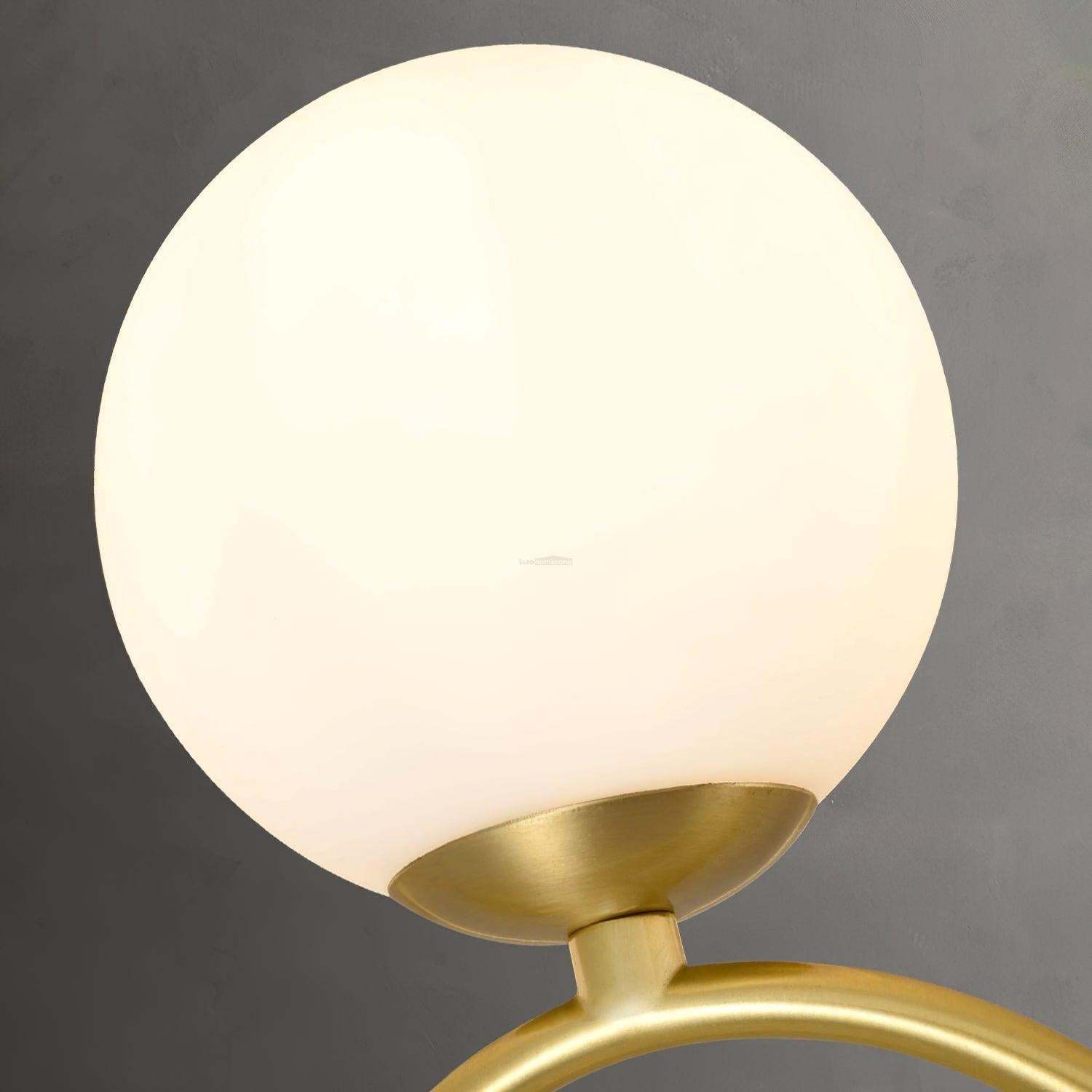 Crown Brass Round Chandelier-Sylvia Space