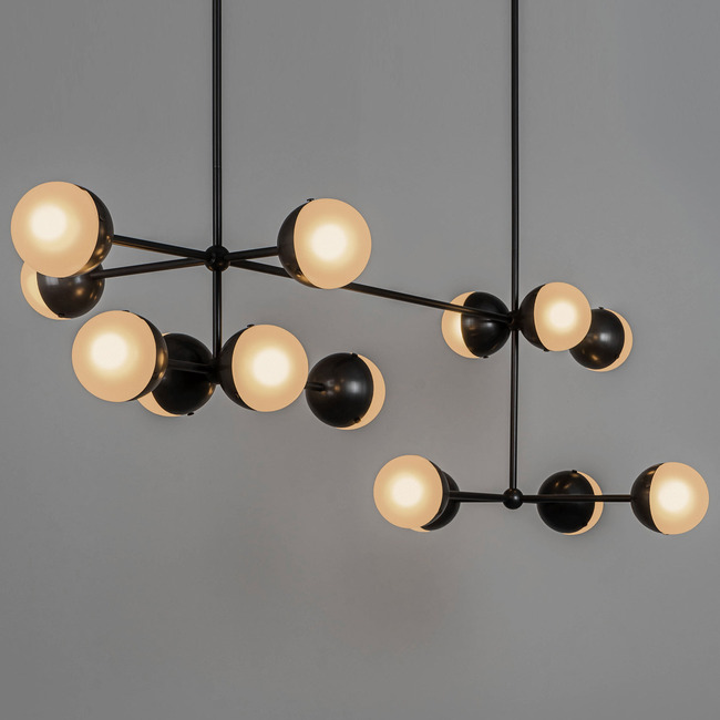 Molecule Linear Chandelier