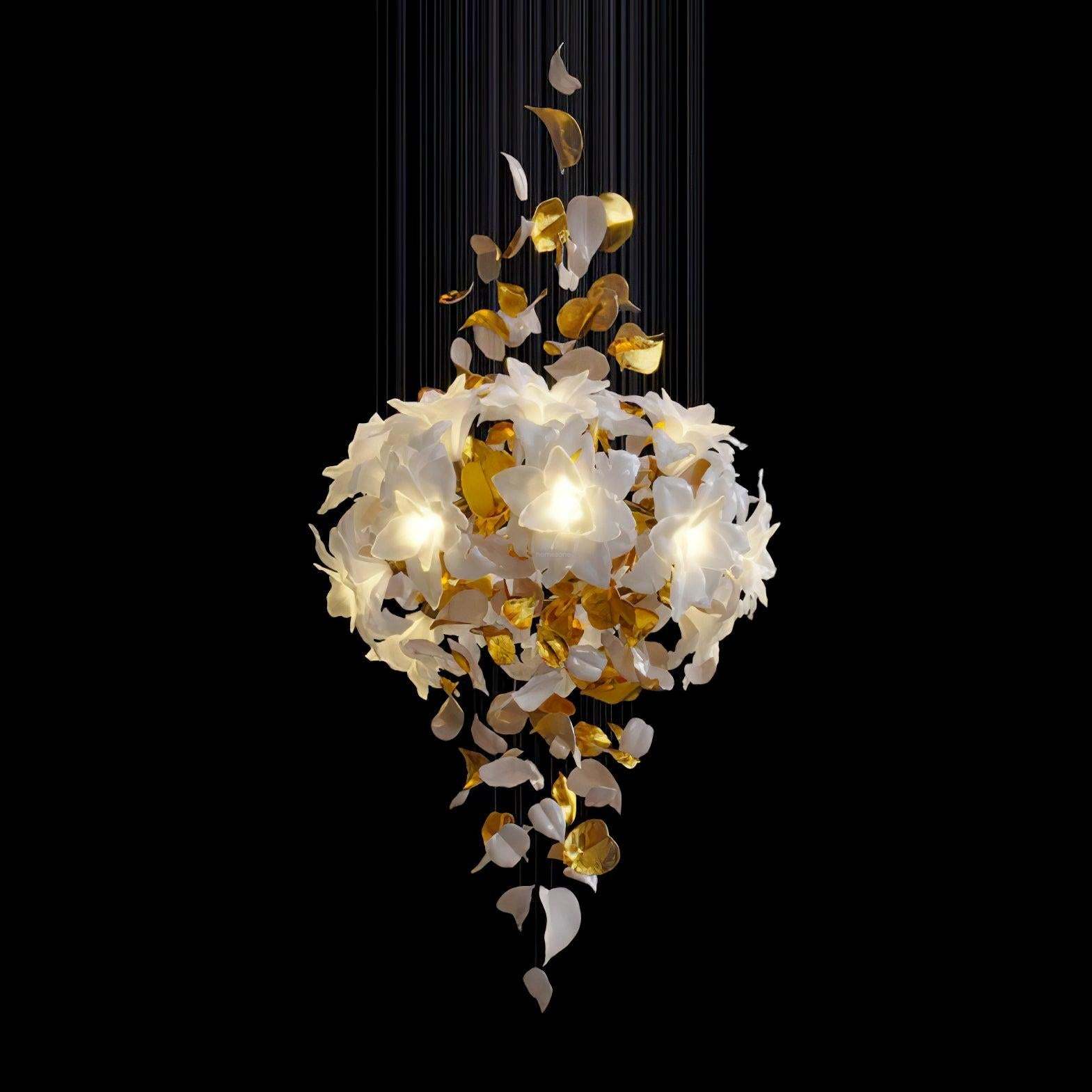 Flying Flowers Fluttering Chandelier with 6 Types-Sylvia Space