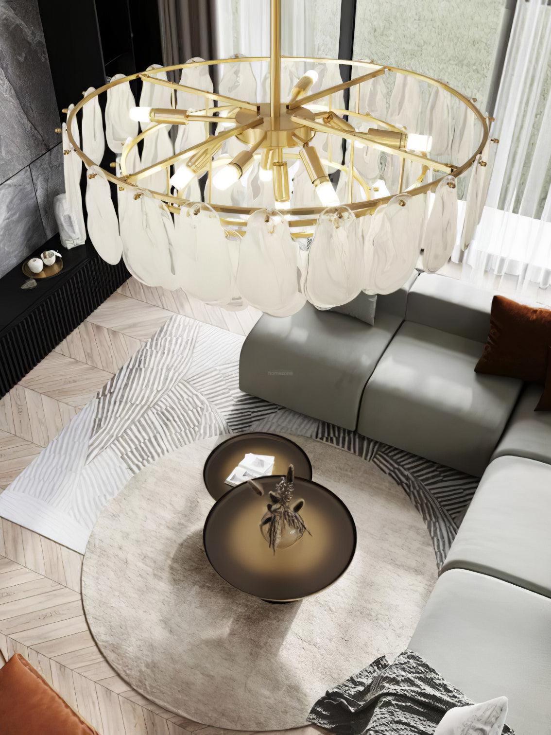 Round Cloud Glass Pendant-Sylvia Space