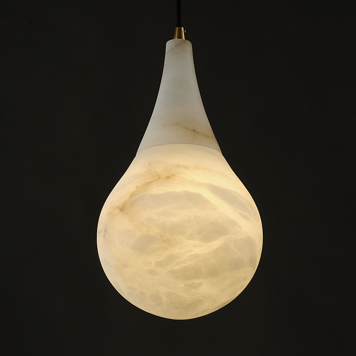 Loreley Teardrop Alabaster Pendant, Kitchen Island Pendant Lighting