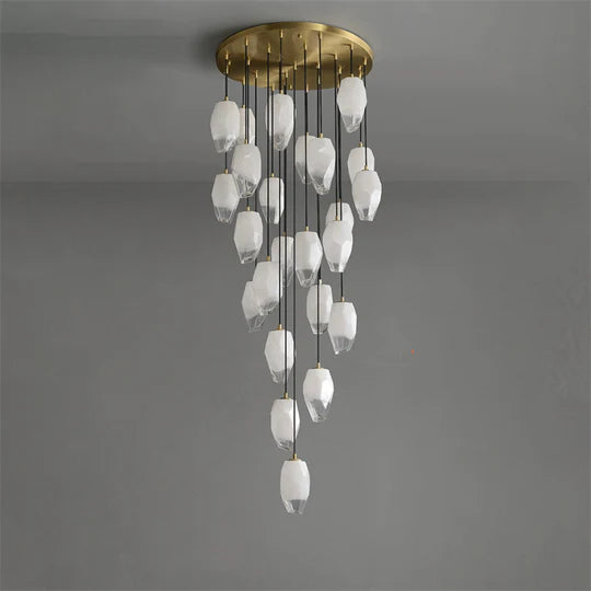 Mary Modern Glass Chandelier, Contemporary Pendant Lights-Sylvia Space