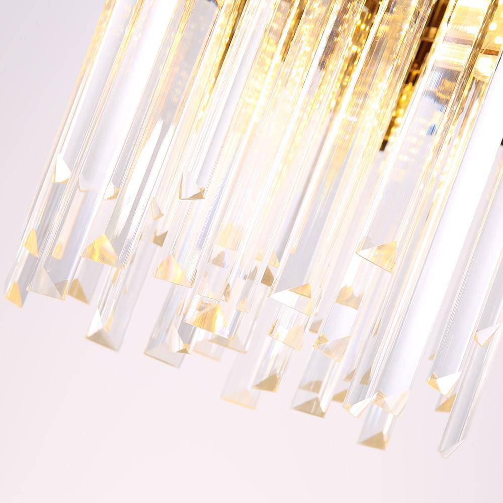 Gio 12" Crystal Chandelier-Sylvia Space