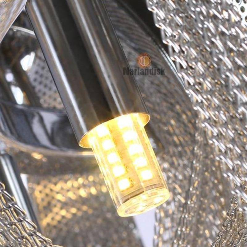 Cadena Chain Tassel Chandelier-Sylvia Space