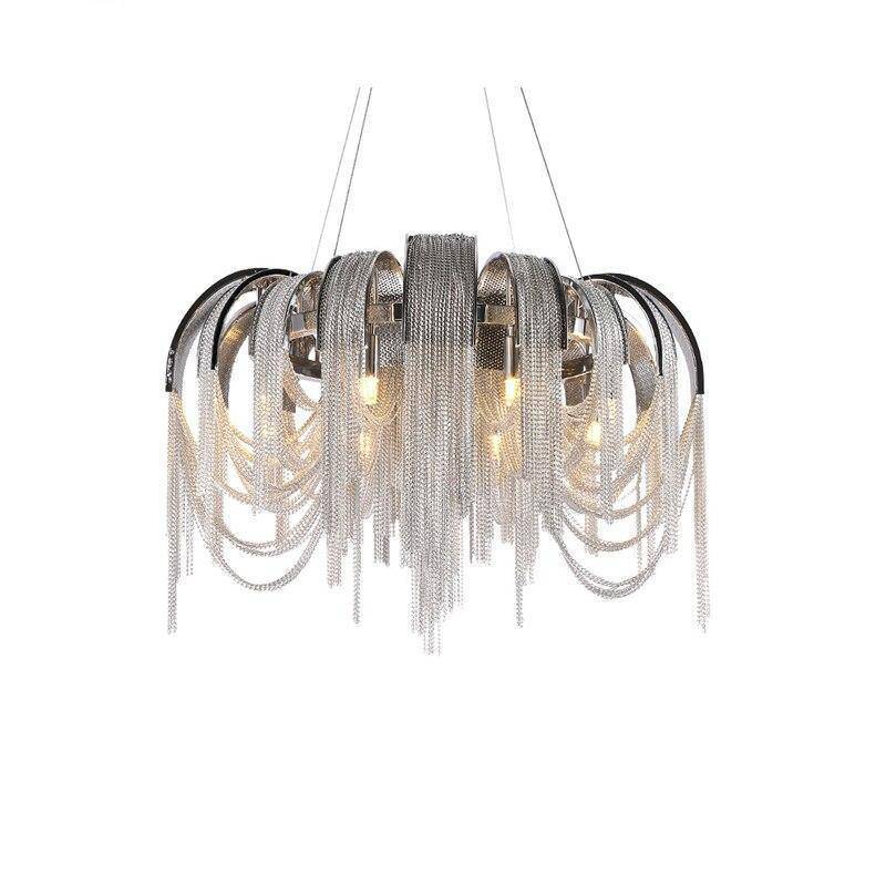 Cadena Chain Tassel Chandelier-Sylvia Space