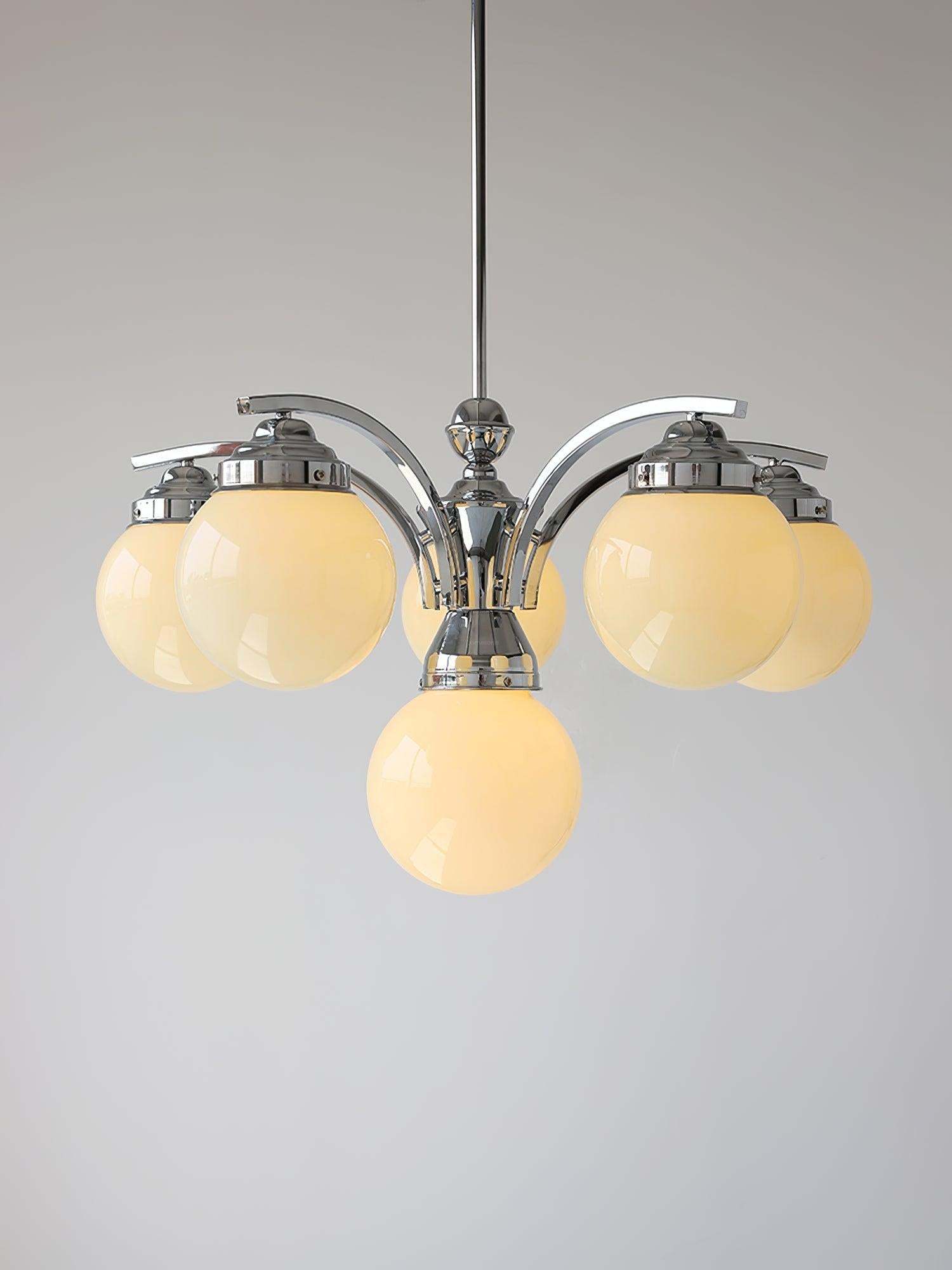 Dewdrop Globe Chandelier ∅ 21.7″-Sylvia Space