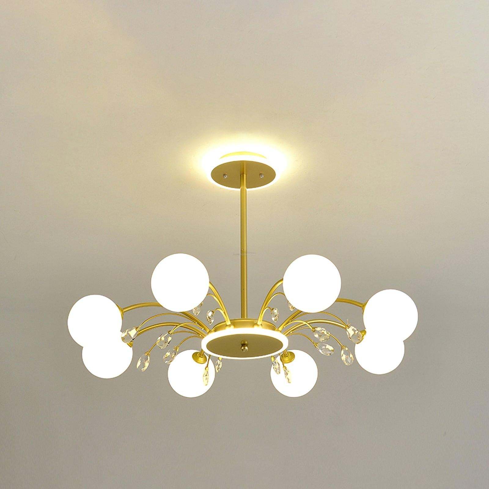 Glamorous Glass Raindrop Chandeliers with 6/8/10/12/16 heads-Sylvia Space