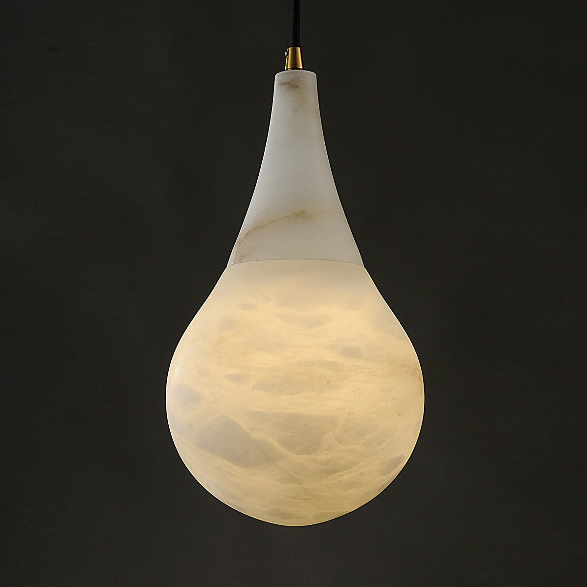 Loreley Teardrop Alabaster Pendant, Kitchen Island Pendant Lighting