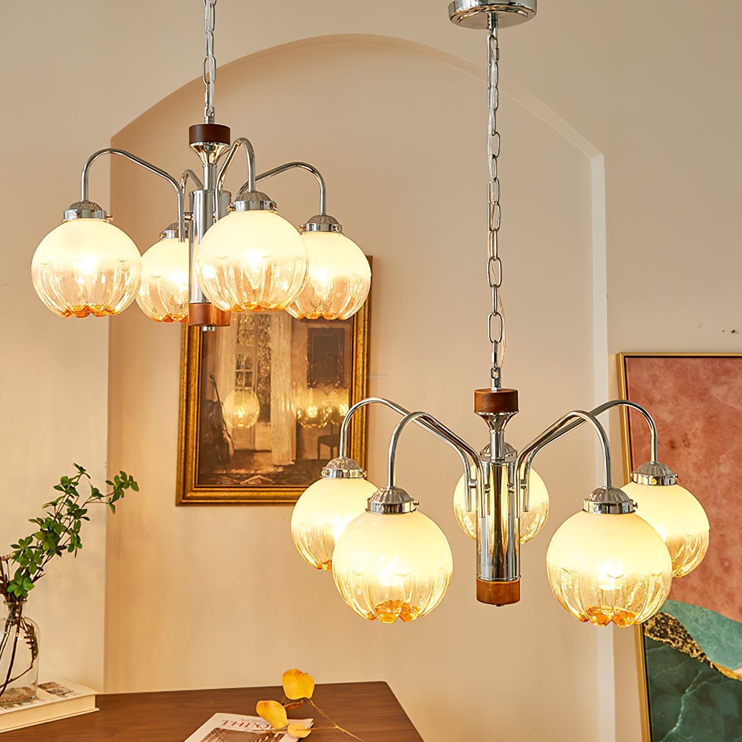 Flower Bud Chandelier ∅ 15.7″-Sylvia Space