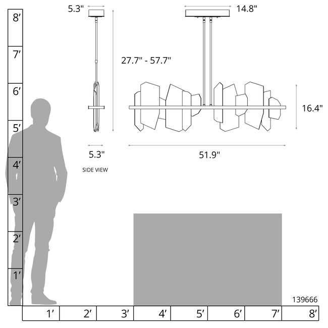 Ardesia Linear Pendant