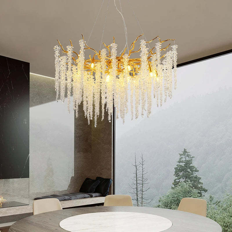 Albero Crystal Chandelier-Sylvia Space