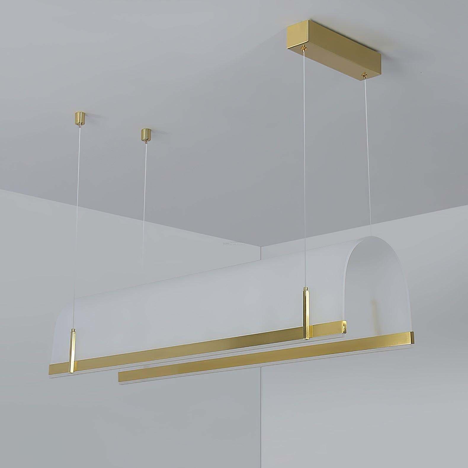 Round Arched Chandelier L 39.4″-Sylvia Space