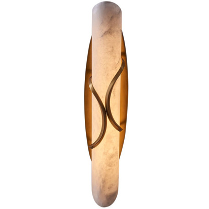 Gypsum Tubular Wall Sconce