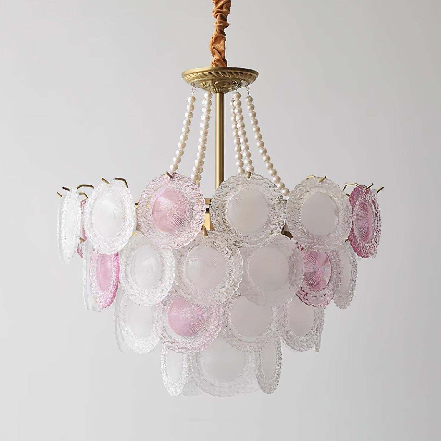 Rainbow Chandelier with Round/Long canopy-Sylvia Space