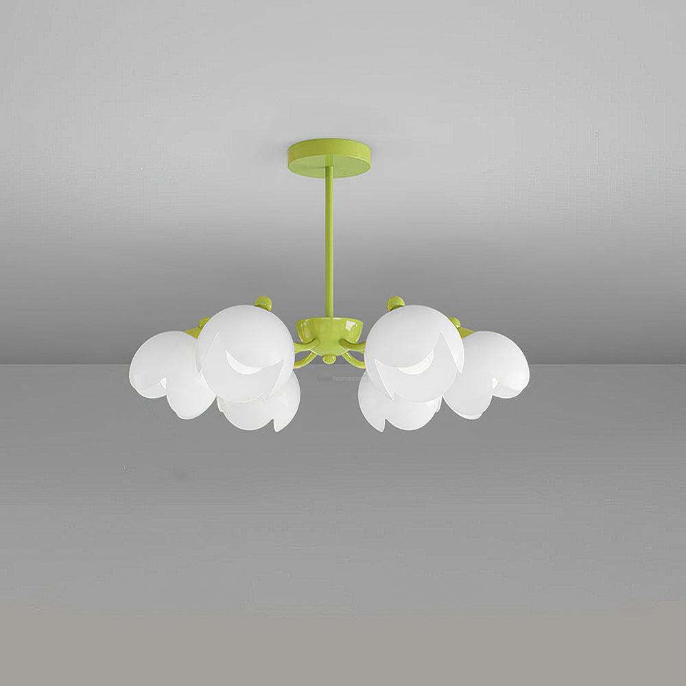 Murano Cream Chandelier with 3/5/6/8 heads-Sylvia Space