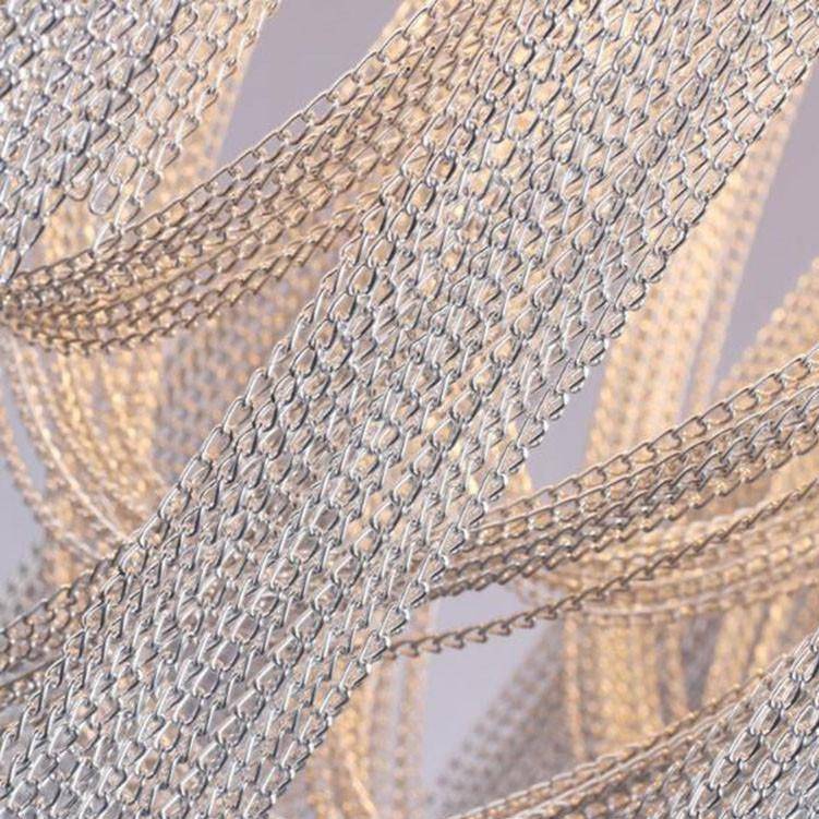 Cadena Chain Tassel Modern Chandelier-Sylvia Space