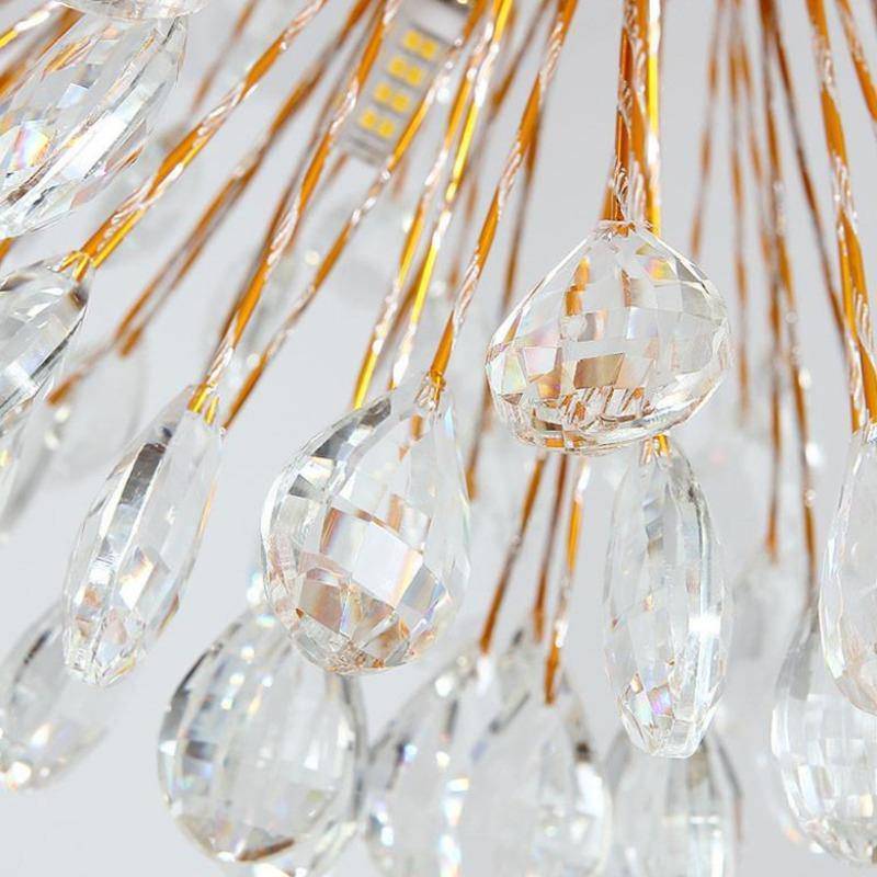 Vanci Crystal Dandelion Modern Chandelier-Sylvia Space