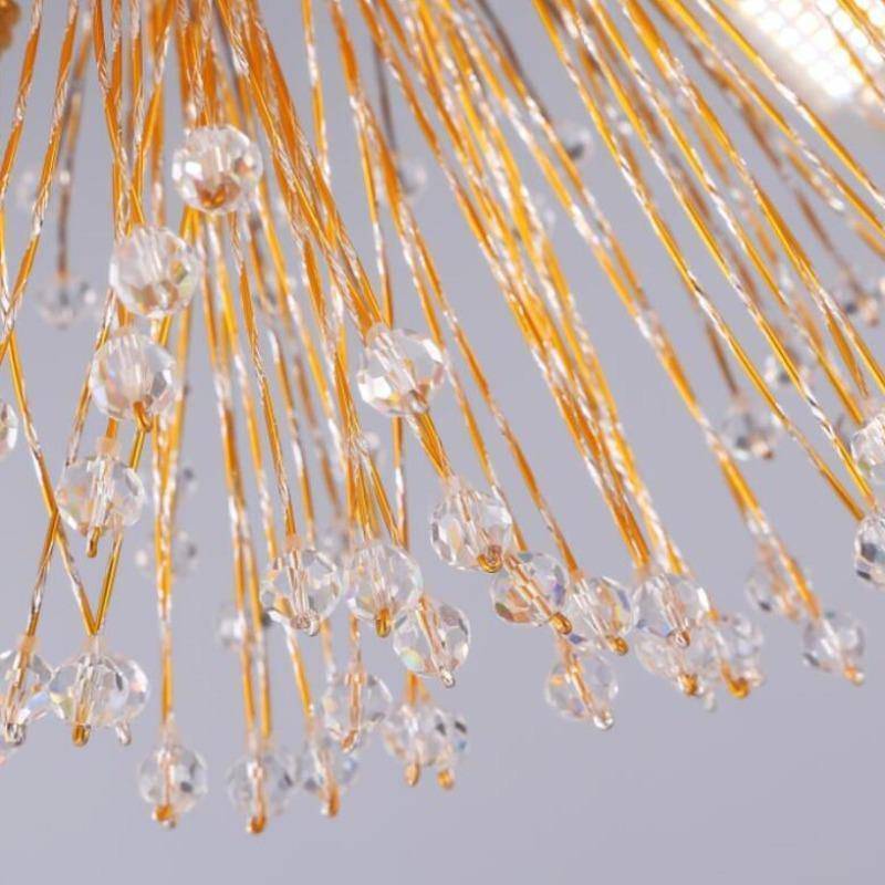 Venera Crystal Globe Chandelier-Sylvia Space