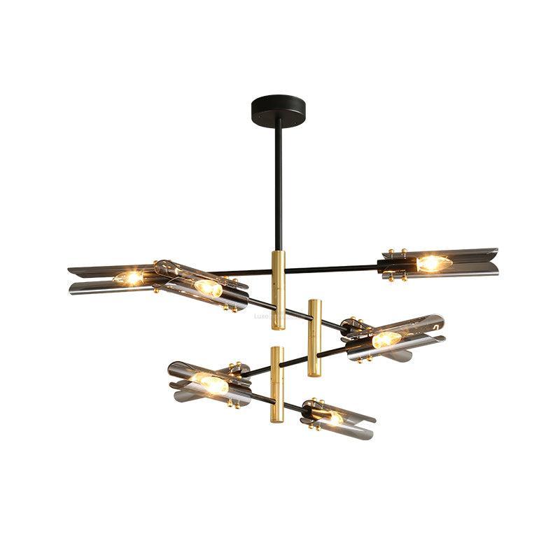 Astrid Double Chandelier with 4/6/8 heads-Sylvia Space
