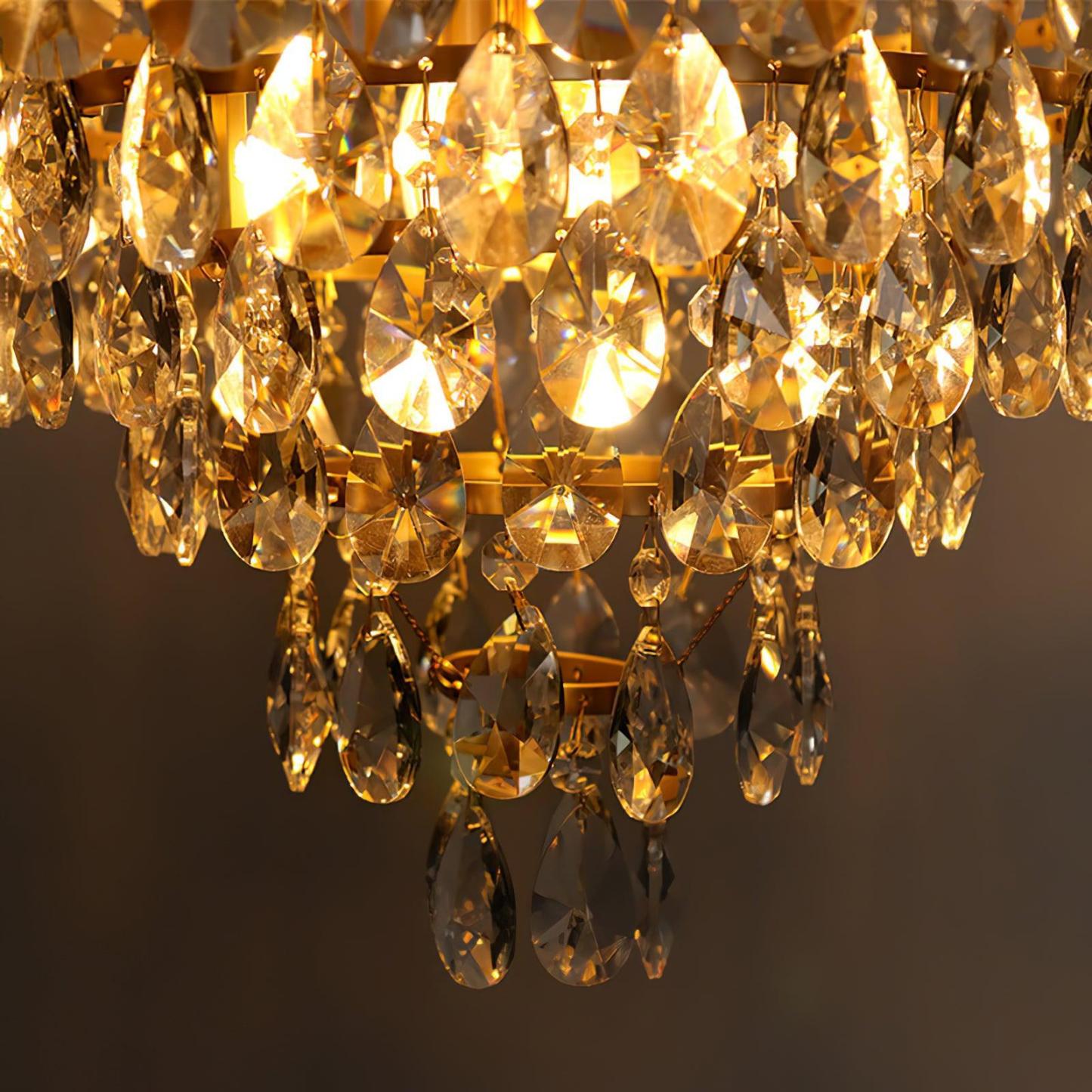 Vintage Crystal Chandelier-Sylvia Space