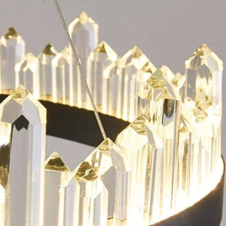 Villa Collection Crystal Wheel Chandelier-Sylvia Space