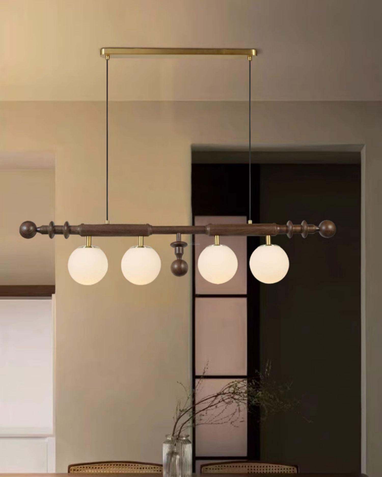 Roman Column Linear Chandelier-Sylvia Space